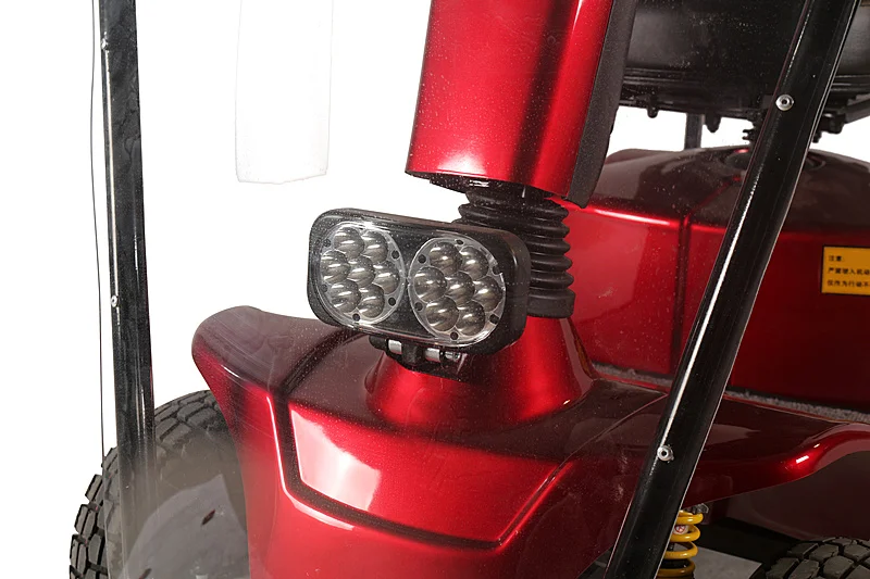 Wisking 4049 middle size electric scooter with windshield and roof