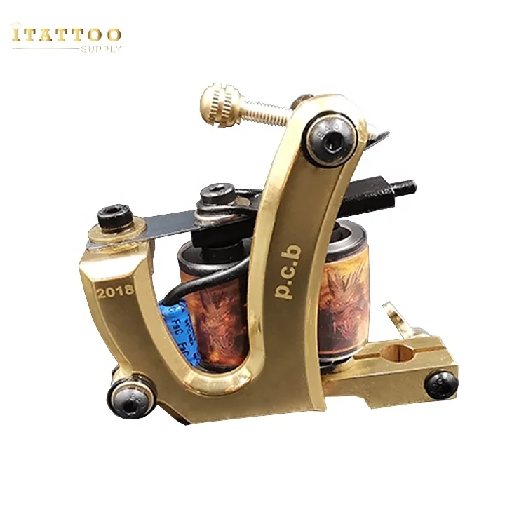 I Tattoo Supply 2019 Newest Permanent makeup CNC handmade coil tattoo machine
