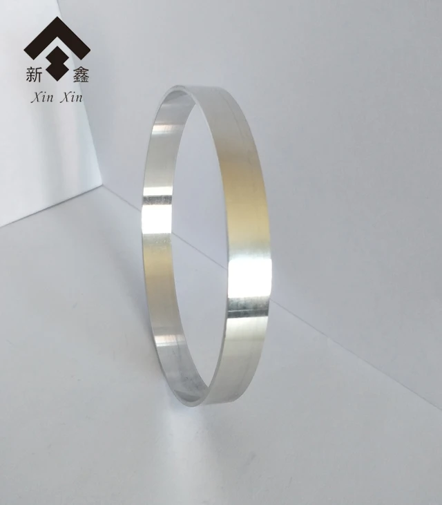 wholesales custom machined machining aluminium ring spare parts in CNC machining