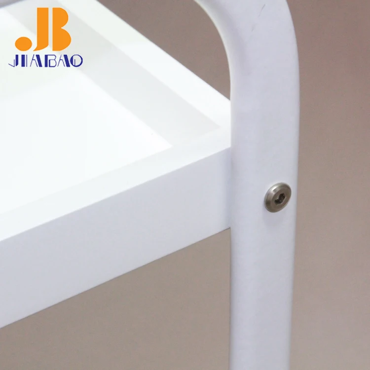 Simple Design Wooden Trolley Removable Restaurant Dining Car Kitchen Collection Shelf