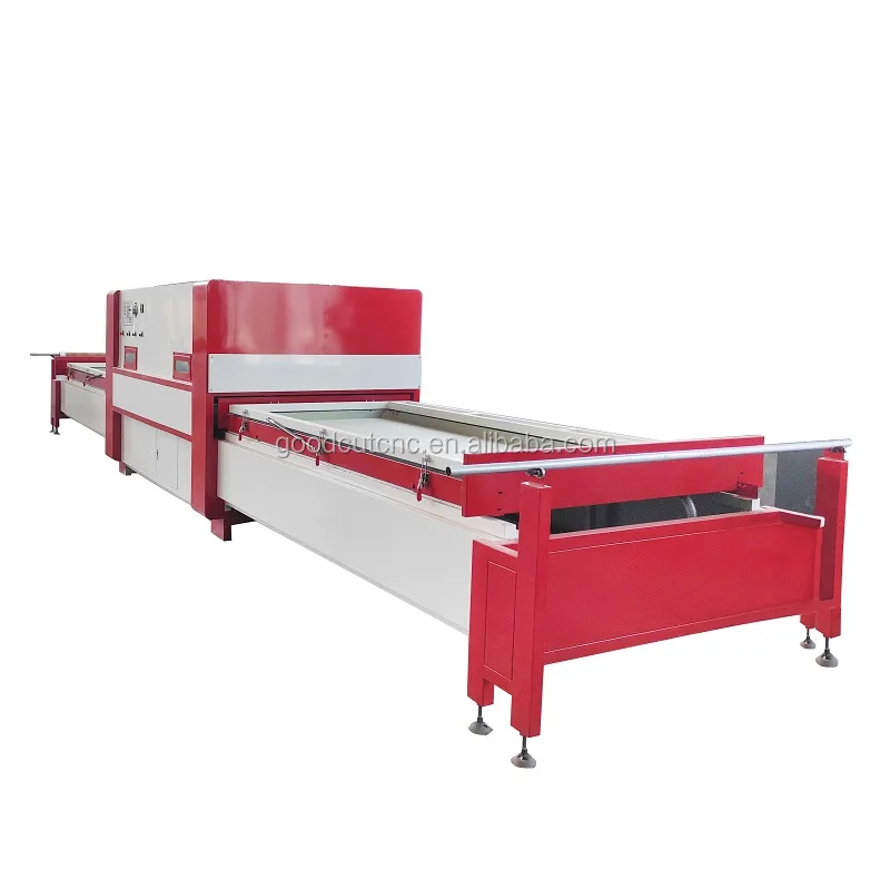 Jinan GoodCut тиснение вакуумный мембранный пресс ПВХ с ПВХ PE ABS PC фольга