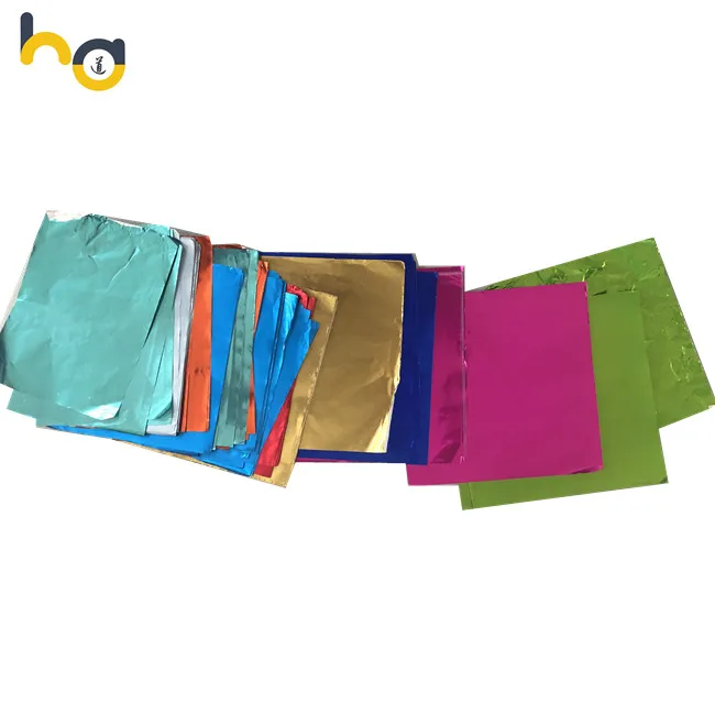 huangdao Aluminum Foil roll for chocolate packing wrapping paper