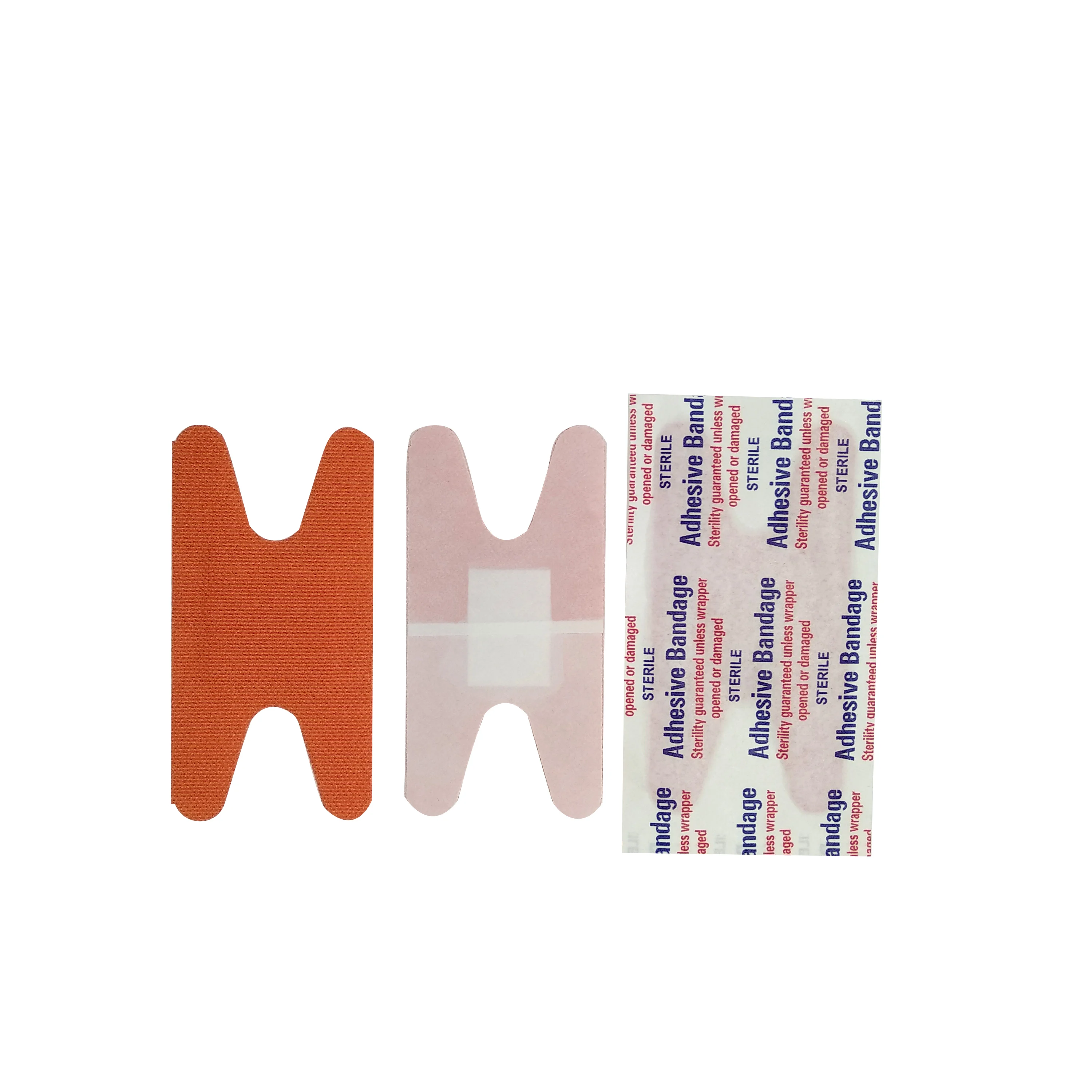 OEM Factory direct H type 76*38mm plaster strip bandaid  Red Adhesive Bandage