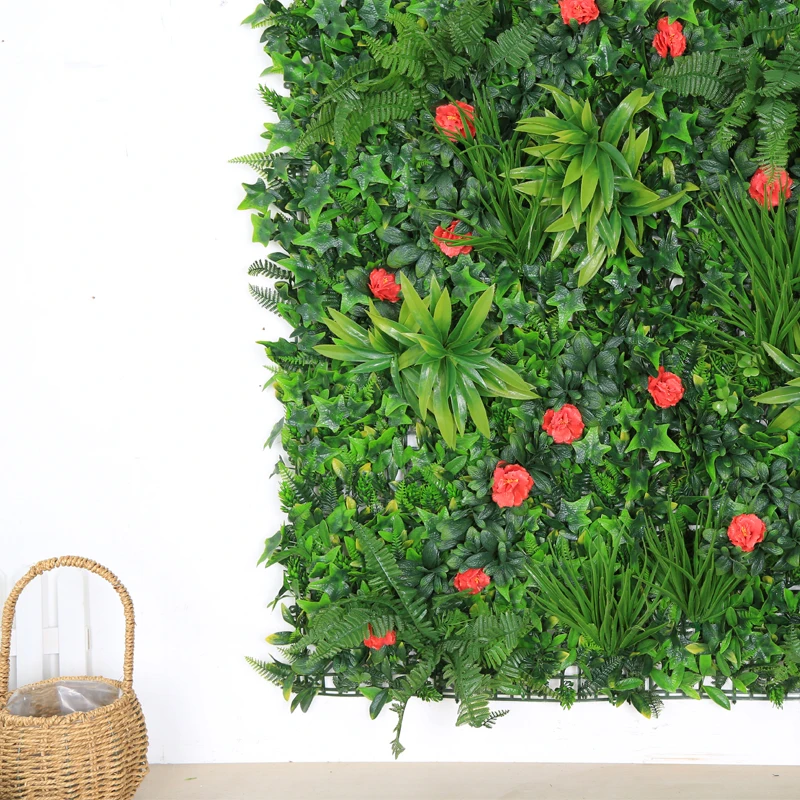 handmade event decoration real plants for garden grass wall artificial foliage wall decoration artificial fence