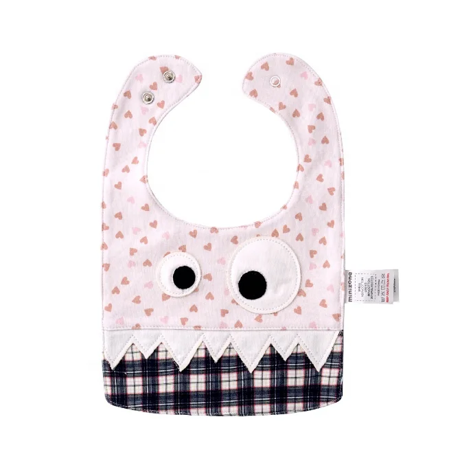 
Large baby bibs cute litter monster pattern all seasons muslin baby bibs 