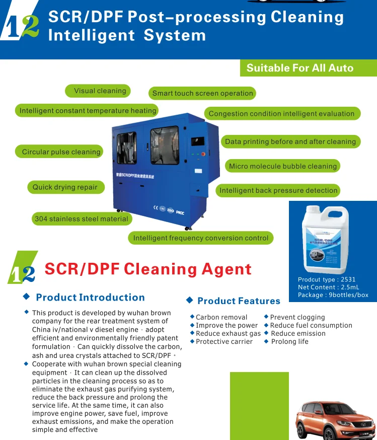2019 new automatic DPF filter cleaning machine