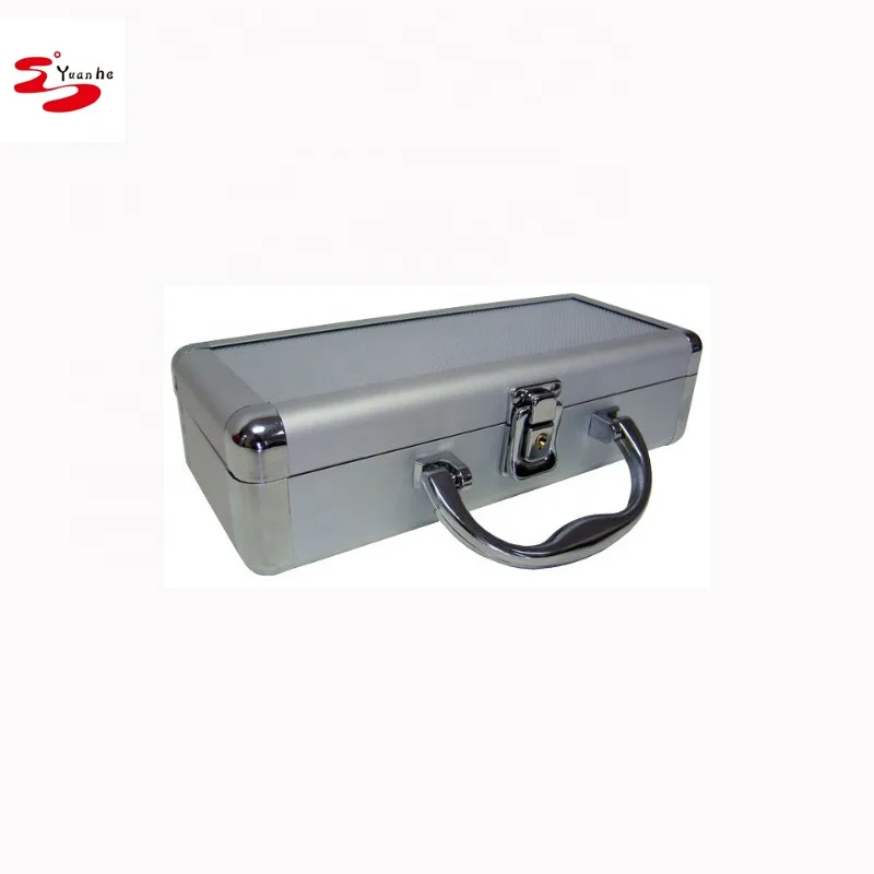 Casino 60 Metal Aluminum Rectangular Poker Chip Carry Case