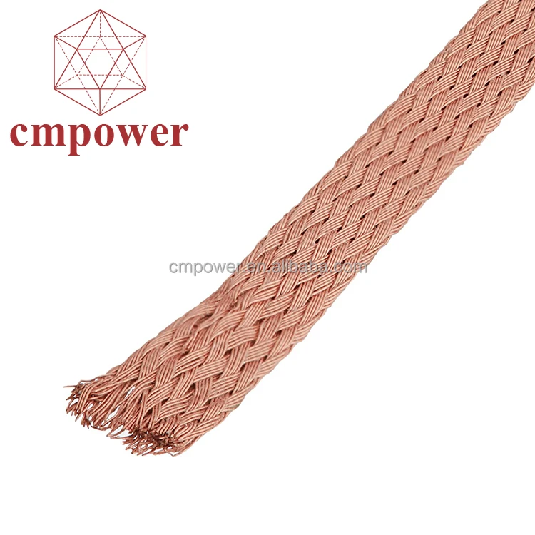 CM Power 4MM2 Flat Bare Copper Braided Ground Wire