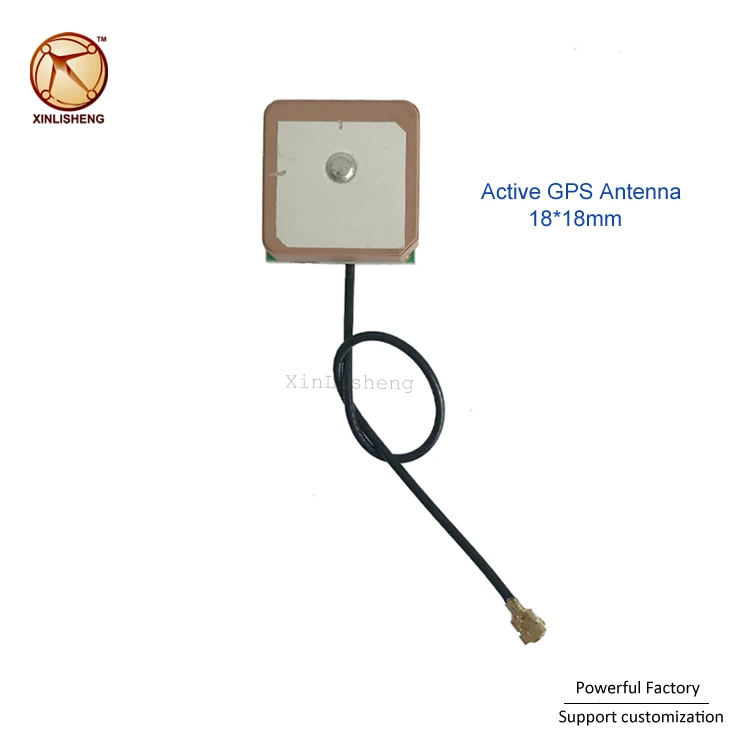 RF 1575.42mhz GPS GLONASS Internal Antenna Ceramic Dielectric Active Patch Antenna 18 15 12 8 25x25mm