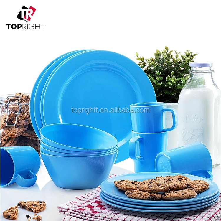 CE/FDA Сертифицированный Королевский меламина набор посуды 16 шт.