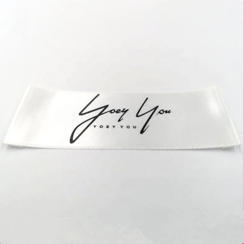 Garment woven label clothes printed label and tags for clothing accessories