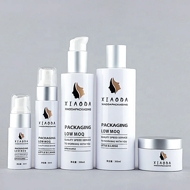 Recycling plastic raw material sprayer lotion cosmetic pet bottles