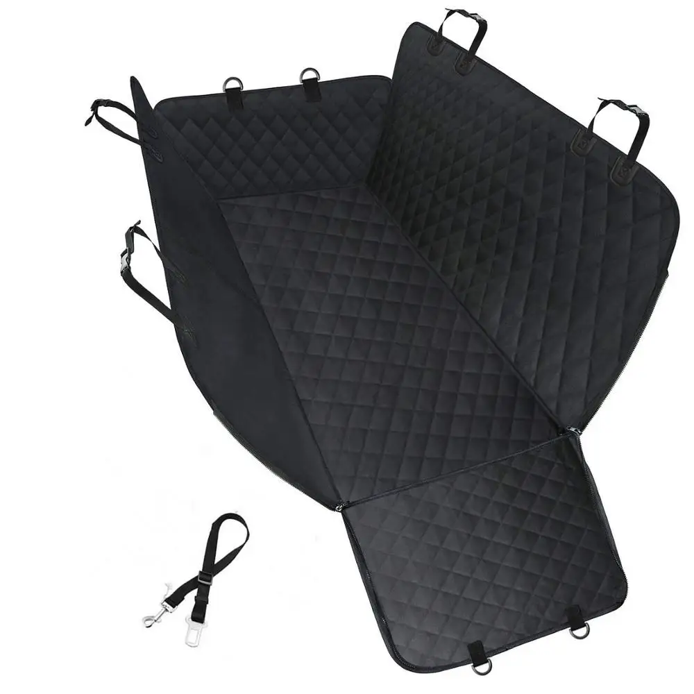 
Durable Anti-slip Waterproof Pet Car Rear Seat Cover Dog Hammock With Side Flaps For Car Bench 