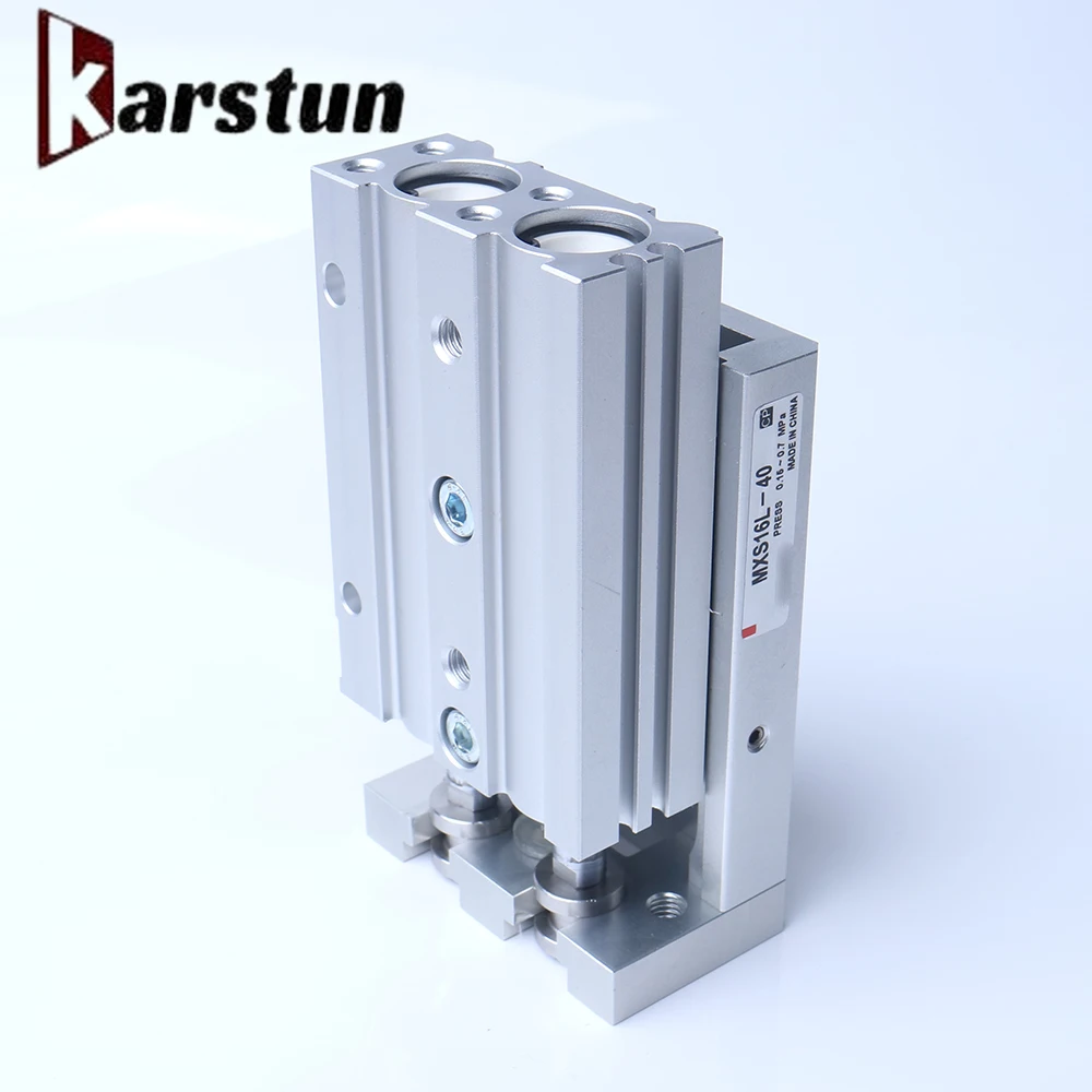 Air Slide Table Cylinder MXS SMC Standard, Double acting and Bore size (mm) 6, 8, 12, 16, 20, 25