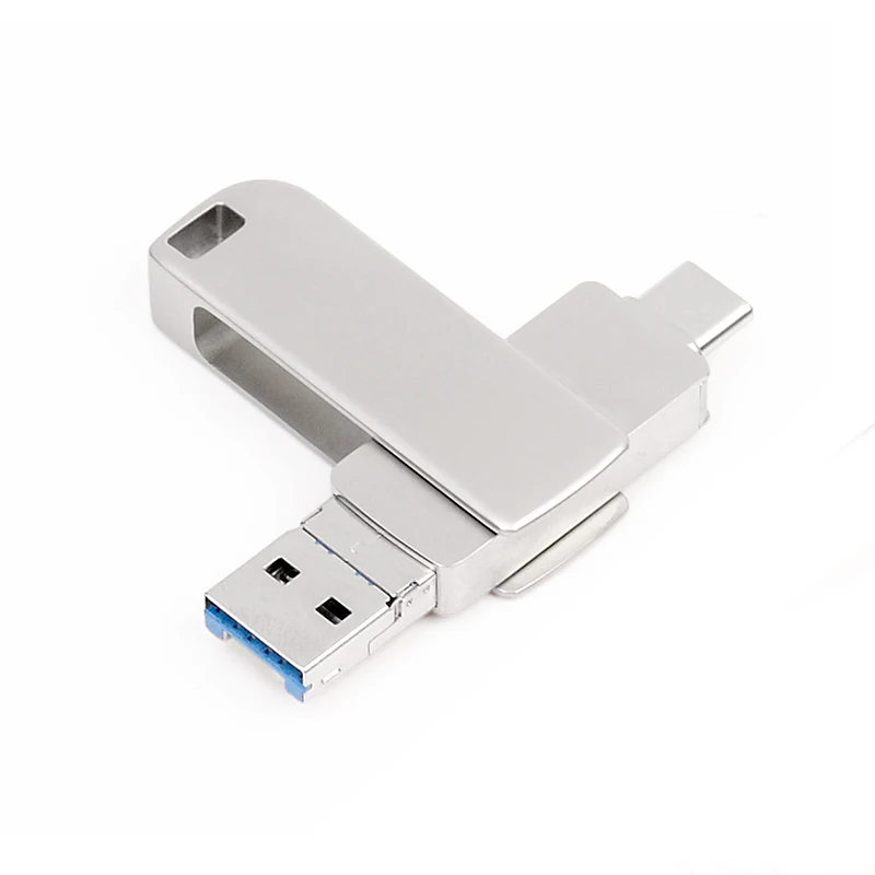 High Speed  3 in 1 OTG USB Flash Drive 3.0 Type C Micro Pendrive For Iphone Android 8GB 16GB 32GB 64GB 128GB