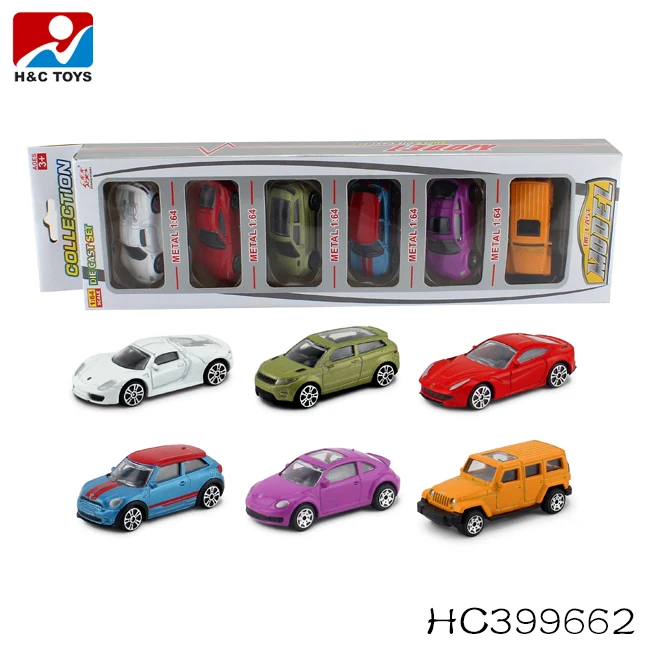 Cheap baby toys metal diecast police mini car toy set with helicopter toys