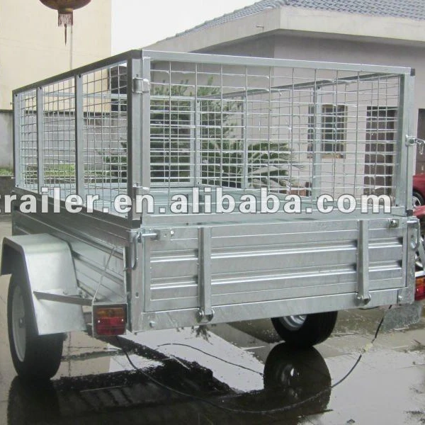 Cage Trailer with Cover Bridge Support