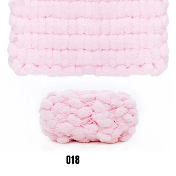Charmkey best selling fancy pompom yarn for hand knitting