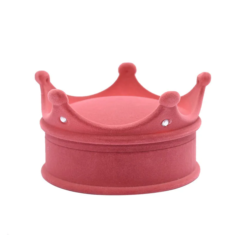 Wholesale  crown  shape velvet bracelet  Jewelry  set Box