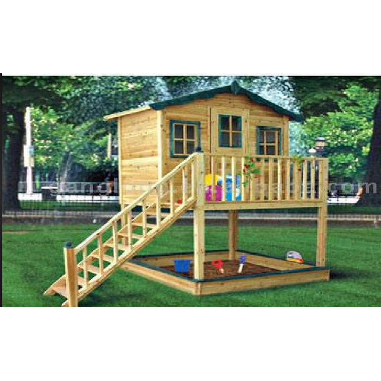 Популярный дешевый детский деревянный игровой домик