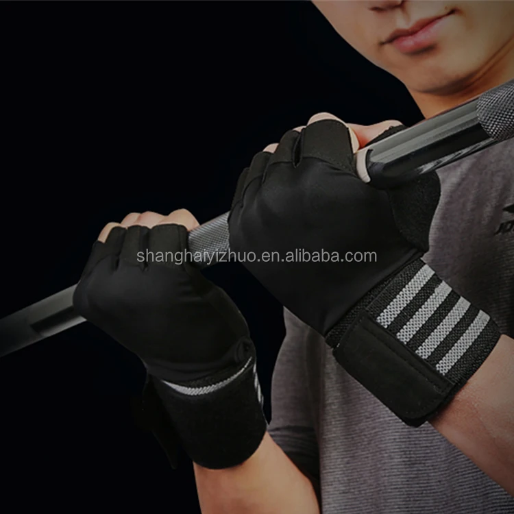 Customized Logo Available Gym Fitness Weight Lifting Gloves With Wrist Support