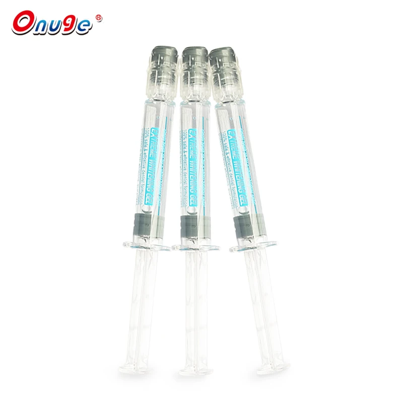 Dental care bleaching teeth whitening syringes essence gel
