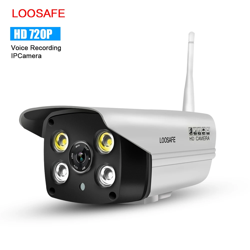 Пуля камеры ONVIF аудио мониторинга день и ночь Беспроводной Wi-Fi ip-камера