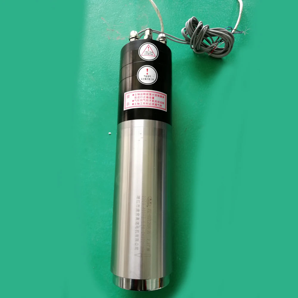 Джянкен JGL-80 2,2kw 24000 об/мин ER16 с водяным охлаждением Автоматическая смена инструмента УВД мотор шпинделя для фрезерования алюминия