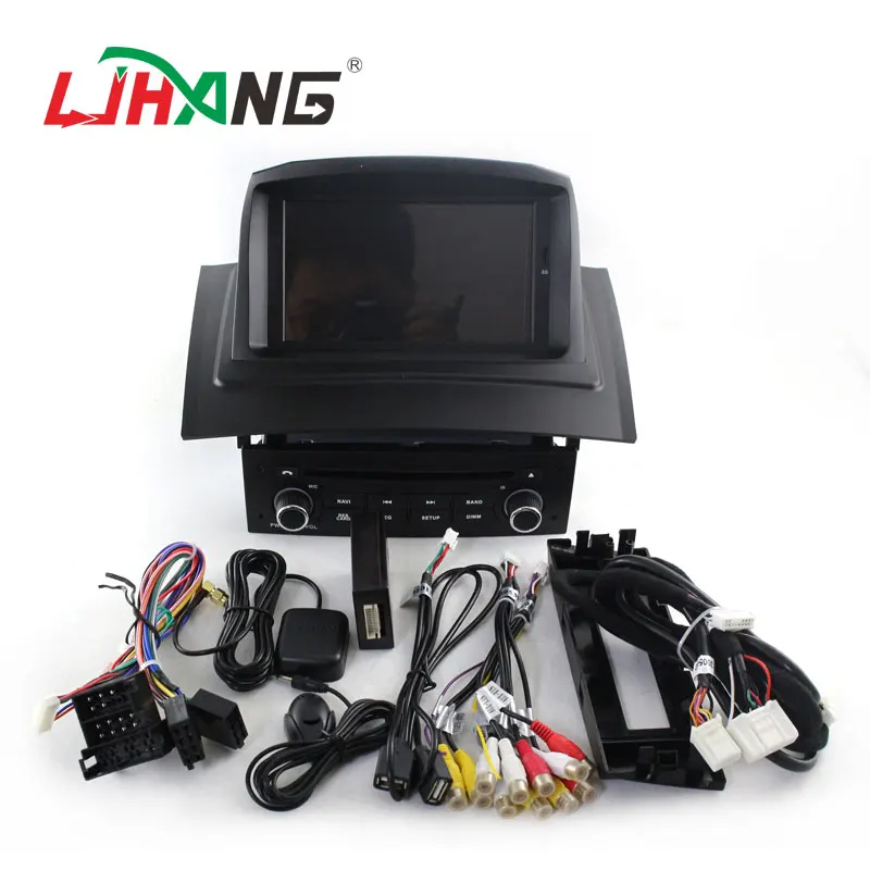 LJHANG 1din touch screen android 12 car dvd player  For Megane Fluence 2002-2008 Multimedia  Radio gps navigation audio system