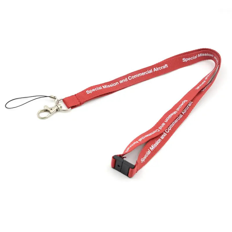 Cell phone lanyard strap with sublimation printing