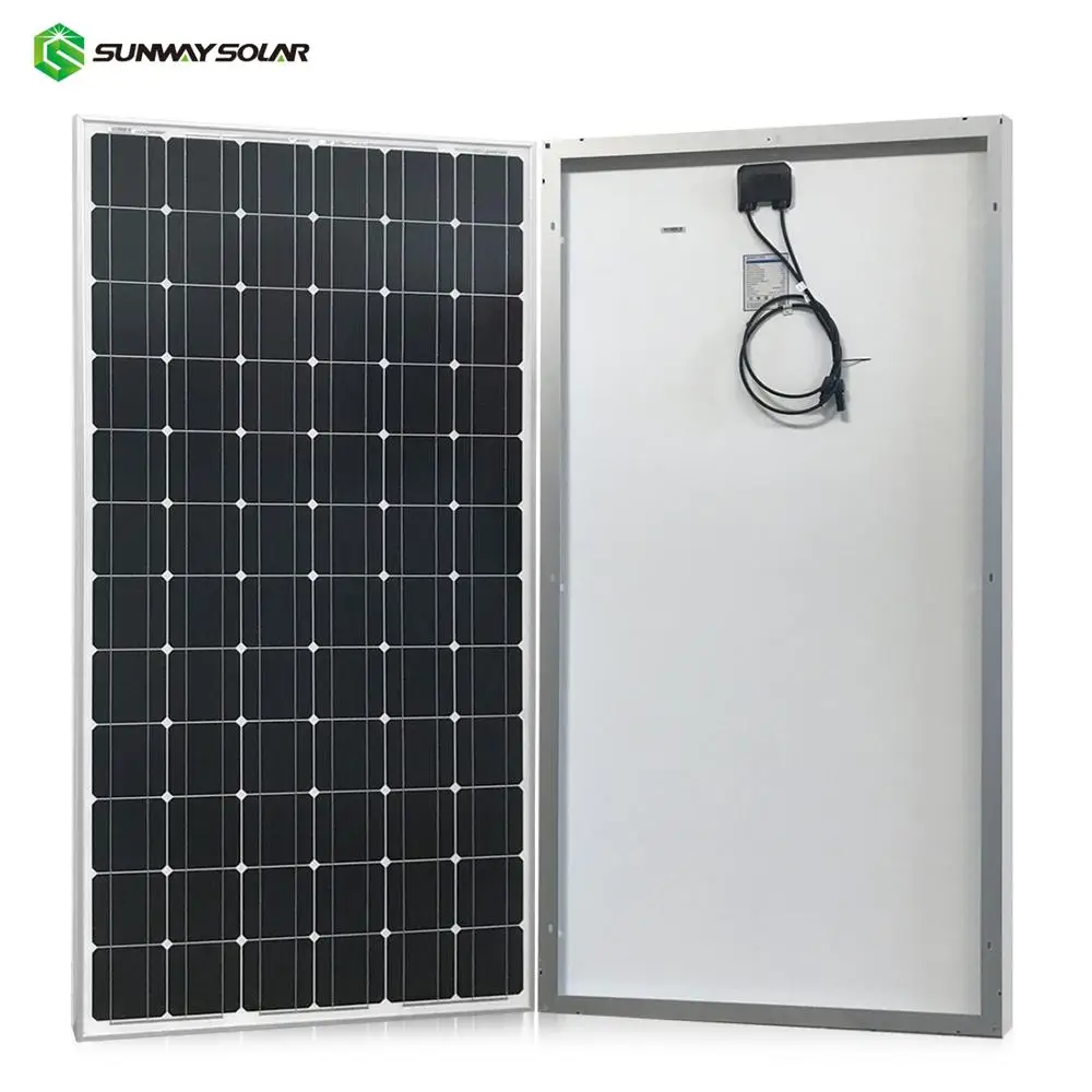 Sunway Лучшая цена 36 В pv 350 Вт моно pv острые солнечные панели для системы солнечной энергии