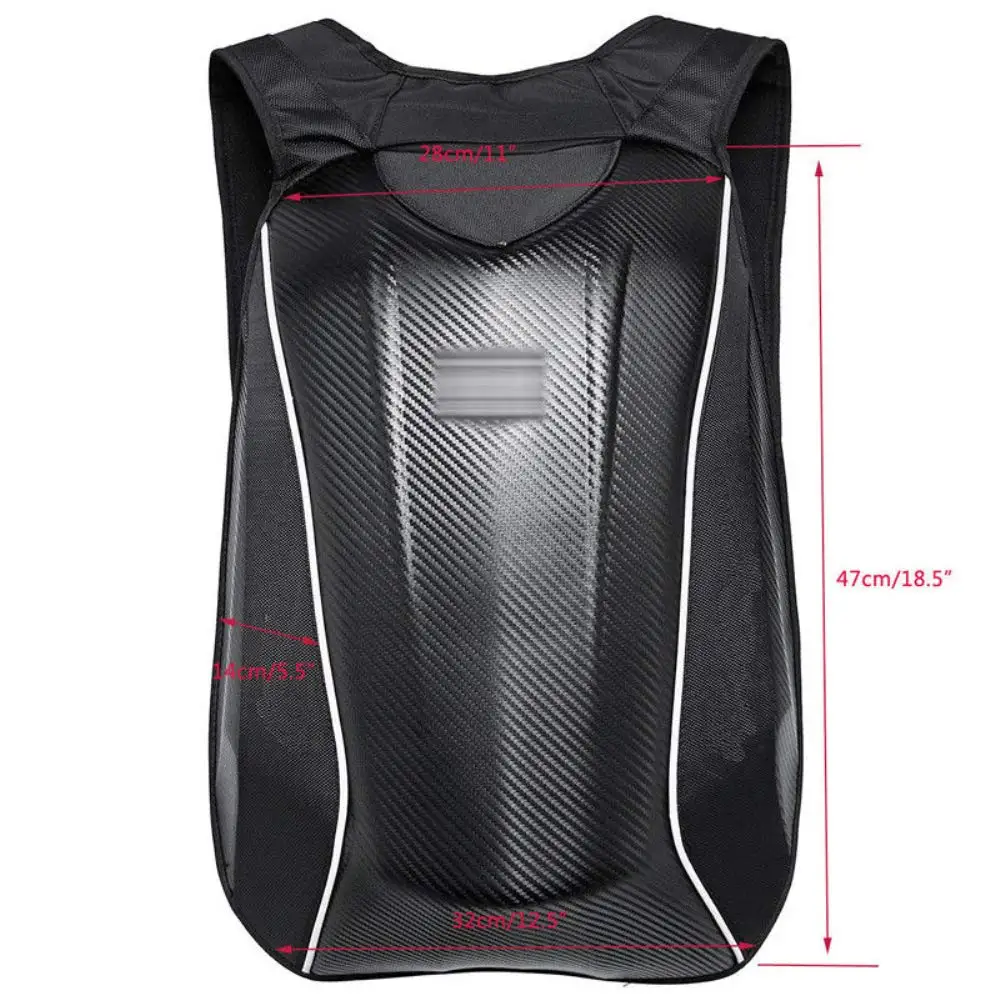 Дорожный Универсальный мотоциклетный рюкзак из углеродного волокна для езды на мотоцикле и хранение рыцарская сумка