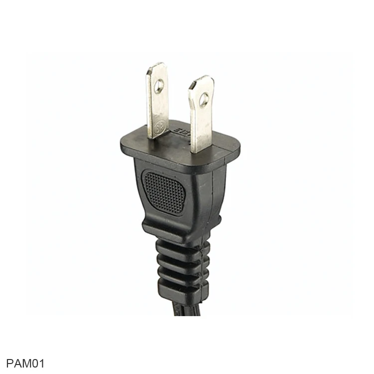 США 2 булавки AC мощность шнур UL NEMA Тип электрический кабель мужской и женский Американский стандартный мощность Plug