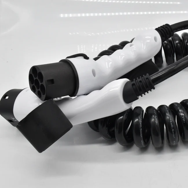 Electrical 16A 32A IEC 62196-2 double plug type 2 ev connector