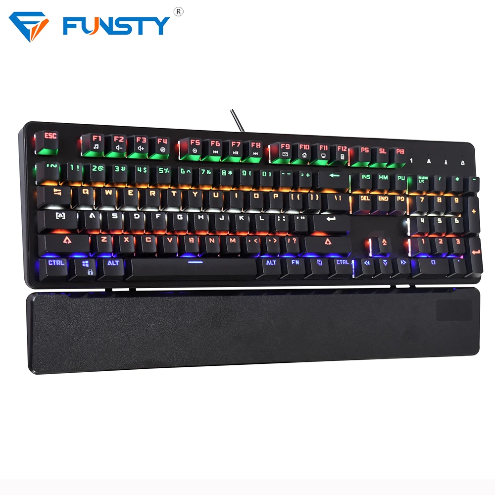 RGB Backlit nordic spanish korean keyboard mechanical gaming keyboard