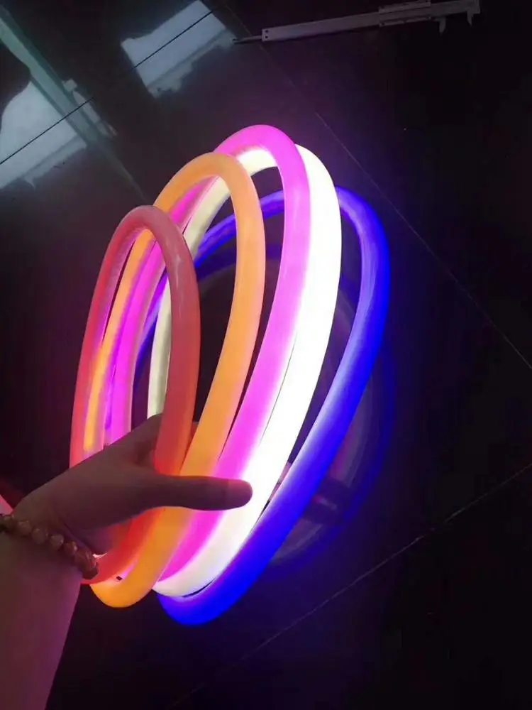 LED Strip light 360 Round AC 220V  SMD2835 Flexible light Decorative Neon Light