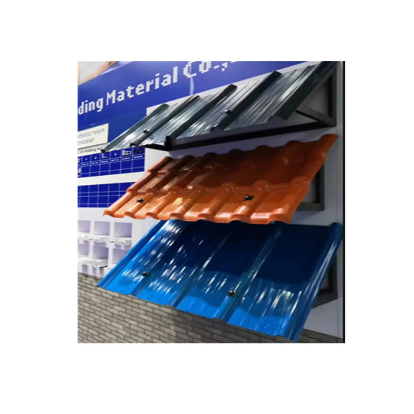 Промышленный жилой испанский волновой Тип синтетическая смола пластик Upvc ASA кровельная плитка листы
