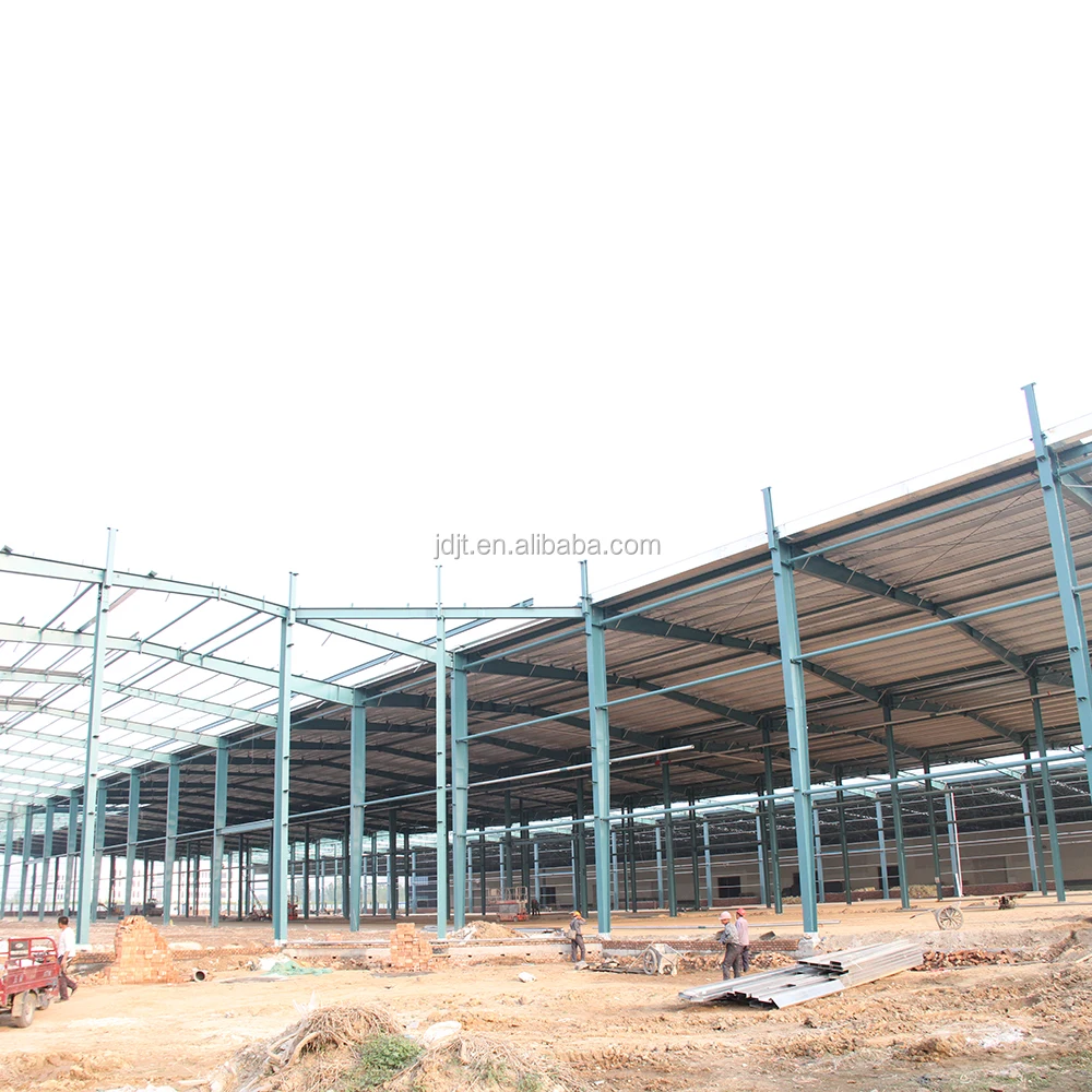 Metal building construction turnkey materials light steel frame factory