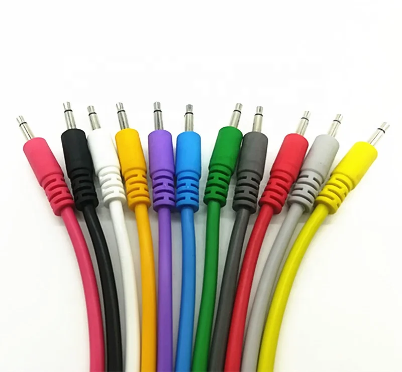 High Quality PVC mono Audio Cable 3.5mm audio cable male to male mono Jack Audio Aux adapter Cable