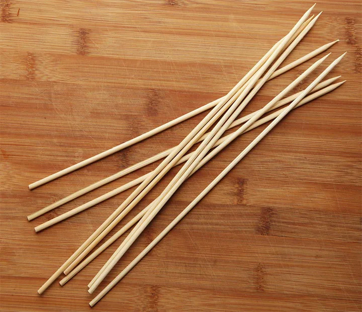 
long round bamboo wooden skewers fruits sticks buy wholesale 