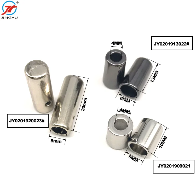 Custom Fashion Hoodie Metal Drawstring Cord Lock Stopper For Garment