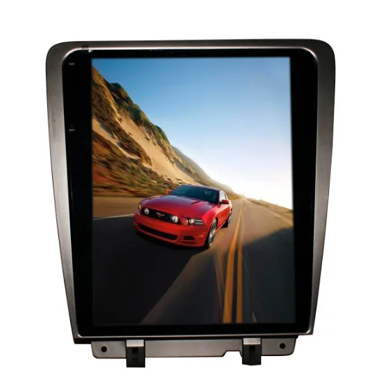 12.1 inch vertical screen style car dvd with Android 9.0 4+64 GB car navigation for Ford Mustang 2010 - 2013 car video player
