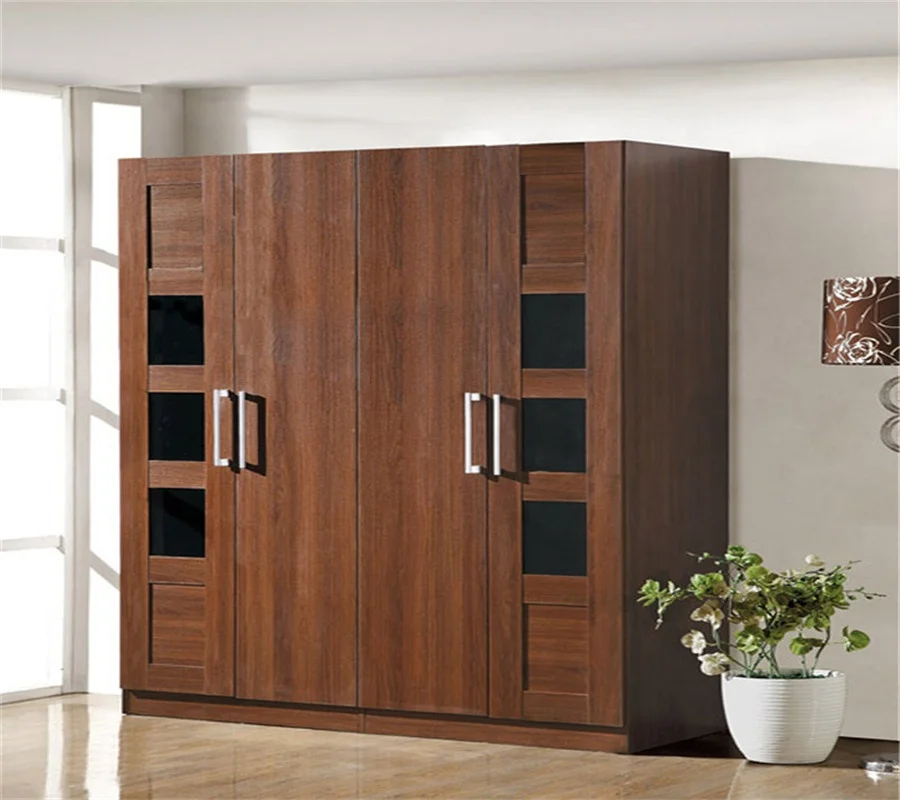 Новинка 2019, деревянные шкафы для мебели в спальню, раздвижные двери, гардероб (HX-WL039)