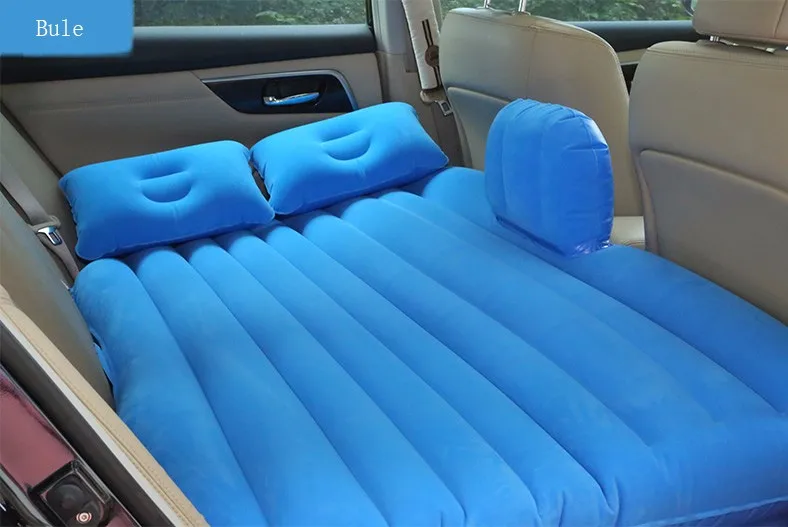 2022 Inflatable Air Mattress Bed Camping Travel PVC Double Flocked Air Bed