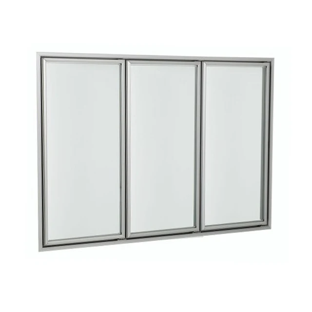 Refrigeration equipment parts Aluminum Frame Heating Glass Door For Walk In Cooler Display Showcase
