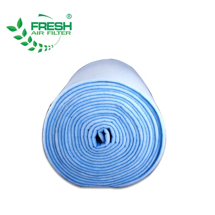 Синий и белый воздушный фильтр G3 pre filter rolls медиа для оборудования кондиционирования воздуха