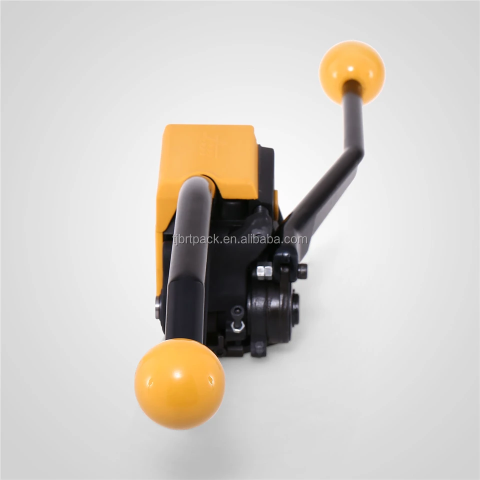 A333 Hand Iron Metal strip Strapping Machine sealless manual steel Pipe banding strapping tools