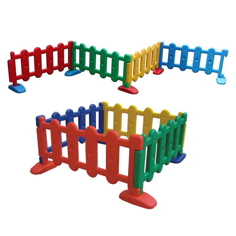 Factory price direct wholesale Colorful Non-toxic kindergarten baby safety fence children playpens  indoor kids play area fence