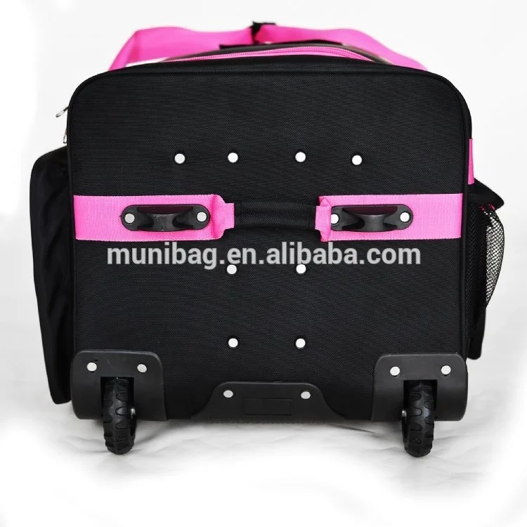 Unisex Nylon Trolley Dance Bag with Rack Fashion Sport Ballet Garment Bag for Travel Waterproof Logo Pattern Shoulder Style