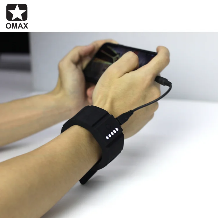 Power Bank Bracelet Wrist Portable Battery Silicone Band Powerbank 1500mAh Phone